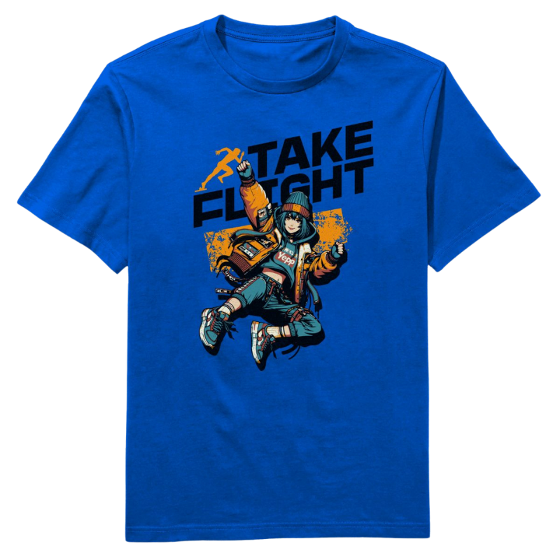 Take Flight Round Neck T-Shirt