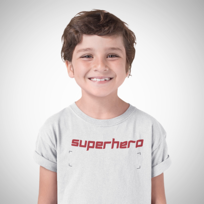 Super Hero Personalized Kids Tshirt