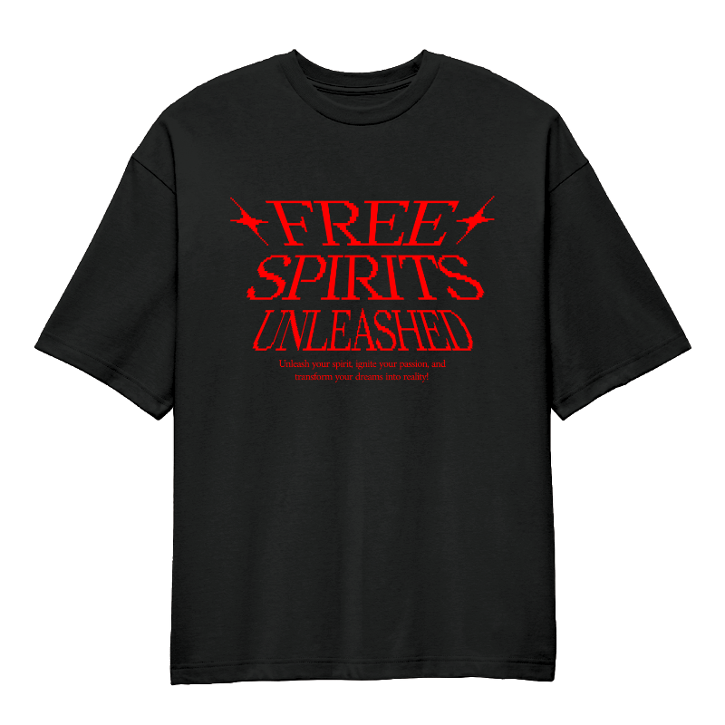 Free Spirit Unleashed Oversized T-Shirt